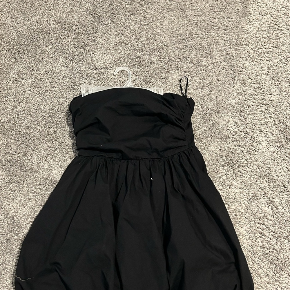 Forever 21 Black Textured Dress